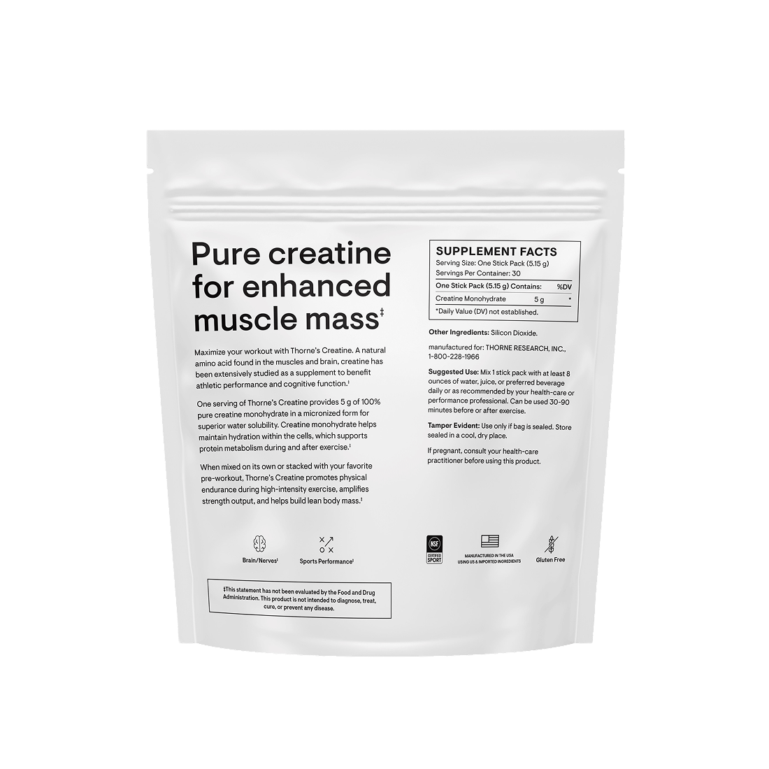 Thorne Creatine - Travel Packs